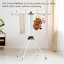 Clothes Drying Rack Foldable & Collapsible Drying Racks with 4-Leg Octopus Design, Large Capacity Space Saving Indoor Drying Rack for Bedroom,Balcony,Laundry for Indoor/Outdoor Use (White) by CozyNest Decor