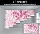 WFBHUA-Pink Floral Wallpaper Mural Peony Flower Wallpaper for Girls Bedroom Wall Murals(Not Peel and Stick) by CozyNest Decor