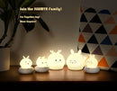 Night Light Kids, Cute Soft Glow Protect Eyes Kitten Night Light Lamp with 30mins Timer Rechargeable Nightlight for Kids Children Women Girls Toddler Bedroom Bedside Livingroom by TinyTreasures Baby Boutique
