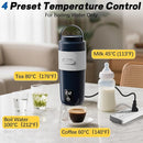 Portable Bottle Warmer for Travel, 13.5oz Personal Bottle Warmer with 4 Temperature Settings, Leak-Proof Design Small Bottle Warmer for Water, 110V-120V Plug in by TinyTreasures Baby Boutique