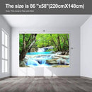 Forest Landscape Wall murals Woodland Tree Peel and Stick Wallpaper for Bedroom Living Room - 58"x86" by CozyNest Decor