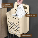 Laundry Basket Hamper,Hanging Wall Collapsible Laundry with Handle,Space-Saving Foldable Storage Dirty Washer Organizer Bin Multi-function Container Waterproof Durable,Set of 2(XL&M) by CozyNest Decor