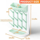Yieach Larger Vertical Baby Bottle Drying Rack - BPA FREE - Space Saving Feeding Bottles Drying Rack Holder for Countertop,Baby Bottle Holder Storage Station for Pacifiers,Pump Accessories Stand,Green by TinyTreasures Baby Boutique