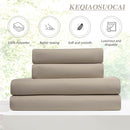 KEQIAOSUOCAI 60 Wide Pinch Pleated Window Curtain Panels 90 Inches Long Custom Made Pleated Curtains Hooks Track Privacy Memory Shape Drape for Living Room,Khaki, Set of 2=120 Inch Wide by TinyTreasures Baby Boutique