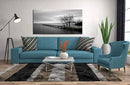 DZL Art S74975 Canvas Prints Modern Minimalist Black and White Lake Trees Landscape Wall Art Painting for Living Room Bedroom Decor Office Wall Decor Home Decoration by CozyNest Decor