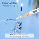 Boncare 10 Seconds Digital Thermometer for Adults and Kids - Accurate & Safe Rectal Thermometer for Baby with Fever Alarm, Oral Thermometer FSA HSA Eligible (Orange) by TinyTreasures Baby Boutique
