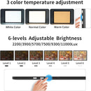 TOHETO A4 Light Board for Diamond Painting, Super Bright Magnetic Light Pad with Side Buttons, Lightbox for Tracing and Drawing, Corded Light Table for Sketching, Animation, Weeding Vinyl (Black) by TinyTreasures Baby Boutique