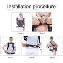 Baby Carriers Newborn to Toddler,Baby Carrier Wrap,Cozy Baby Holder Carrier Lightweight,Adjustable Baby Sling Support Carriers for Infant 7-45lbs Girl and Boy -All Positions,Shower Gift -Grey by TinyTreasures Baby Boutique