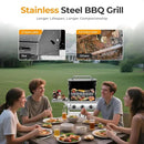 R.W.FLAME Stainless Steel Propane Gas Grill, 3 Burner 24000BTU BBQ Grills, Foldable Side Table, Enamel Wire Grate, Removable Grease Tray, Barbecue Grill for Outdoor Cooking, Backyard, Patio, Deck by GreenHaven Gardens
