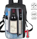 ALLCAMP 4 Bottle Wine Gift Bag - Insulated Tote Cooler, Adjustable Strap, Includes 4 Wine Glasses, Napkins & Corkscrew, Portable Travel Gifting (Black) by TinyTreasures Baby Boutique
