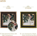 AELS 4x4 Inch Vintage Picture Frame, Elegant Luxury Antique Photo Frames with Glass Front, Photo Display, Tabletop Wall Hanging, Gift Ideas, Pearl Pattern by CozyNest Decor