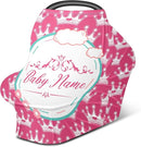 Baby Car Seat Stroller Cover Nursing Cover New Mom Breastfeeding Scarf Soft Stretchy Infant Carrier Cover Car Canopy Coverage by TinyTreasures Baby Boutique