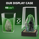 GobiDex Geodes Crystal Growing Kit for Kids, 24-Hour Fast Crystal Growth, Science Experiments Kit with Display Cases - DIY STEM Toys, Educational Gifts for Boys&Girls Ages 8-12,Geology Rock Collection by TinyTreasures Baby Boutique