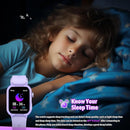 Smart Watch for Kids No Phone Needed, Tempered Glass Fitness Tracker Watch Boy Girl Teens with 19 Sport Modes, Pedometer, Sleep Monitor, Kids Watch Birthday Gifts Toy Gift for Girls Boys 6-16 (Purple) by TinyTreasures Baby Boutique