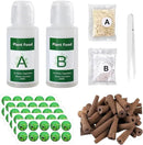 50pcs Hydroponic Grow Sponges for Aerogarden - Seed Sprout Pods Kit with Plant Food, Compatible with Most Indoor Hydroponics Plants Growing System by GreenHaven Gardens