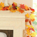 Joyhalo 2 Pack Fall Leaves Garland Indoor Outdoor Fall Decor,Hanging Maple Leaves Garland for Mantle, Door Frame,Fireplace and Thanksgiving Decor by CozyNest Decor