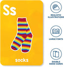 Skillmatics Thick Flash Cards for Toddlers - Letters & First 100 Words, Montessori Toys & Games, Gifts, Preschool Learning for Kids 1, 2, 3, 4 Years by TinyTreasures Baby Boutique