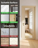 Full Length Wall Mirror Tiles, 12'' x 14'' x 4PCS, Acrylic Unbreakable Full Body Mirror for Bedroom Squares Shatterproof Mirror Sheets Wall Mounted for Home Gym Door by CozyNest Decor