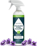 Puracy Stainless Steel Cleaner, Natural Stainless Steel Sink Cleaner, Stainless Steel Cleaner for Appliances, Sink Cleaner and Polish Kitchen Cleaner, Stainless Steel Refrigerator Spray (Lavender) by CozyNest Decor