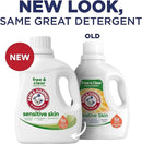 ARM & HAMMER Sensitive Skin Free & Clear Liquid Laundry Detergent, 105 fl oz, 105 Loads by CozyNest Decor