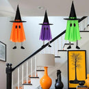 DAZONGE Halloween Decorations Outdoor, 3 Packs Hanging Ghost Halloween Decor with String Lights Battery Operated, Ghost Decor with with Hat for Home Yard Porch by CozyNest Decor