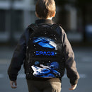 Space Planet Spaceship Backpack For Kids School Boys Girls Astronaut Planet Galaxy Lightweight Waterproof Ergonomic Bacakpack For Age 5-6 6-8 8-12 School Book Bag Daypack Outdoor Adventure by TinyTreasures Baby Boutique