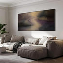 SIGNWIN 36"x72" Extra Large Framed Wall Art Golden Light River Path Dreamy Impressionist Landscape Illustration for Home Living Room Bedroom Decor (Frame Assembly Required) by CozyNest Decor