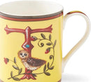 Spode Kit Kemp Alphabet Mug - Letter T Monogram in Fine China, 12oz Ceramic Coffee Cup for Hot Drinks, Personalized Drinkware for Unique Gifts, Dishwasher Safe Tea or Coffee Mug - Gift Box Included