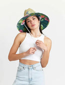 Straw Hat for Men & Women | Lifeguard Hat, Beach Hat & Sun Hat | UPF 50+ Wide Brim for Sun Protection | One Size | Hemlock by GreenHaven Gardens