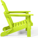 Westin Outdoors Laguna WO Home Outdoor Adirondack Folding Chair Lounger Seat Traditional Retro Home Furniture for Beach, Balcony, Backyard, Lawn, Patio, Pool, Deck, Garden (Lime Green) by GreenHaven Gardens