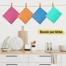Swedish Dishcloths for Kitchen | 6 Pack Absorbent Cellulose Sponge Cloths Washable | Non-Scratch Reusable Paper Towels Quick Drying Cleaning Cloths - Pink by CozyNest Decor