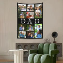 Custom Tapestry For Wall Bedroom Custom Backdrop Personalized Image Text Photo Customized Funny Tapestry Banners And Signs Dad's Day vertical Tapestrys by CozyNest Decor