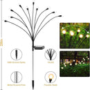 Solar Lights Outdoor Decoration, Waterproof Xmas Outdoor Lights Decor for Yard, Patio, Garden, and Front Porch, 80 LEDs Swing with The Wind (8 Pack, Warm White) by CozyNest Decor