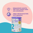 Bubs Goat Milk Infant Formula Stage 2, Infants 6-12 months, Made with Fresh Goat Milk, 14.1 oz by TinyTreasures Baby Boutique