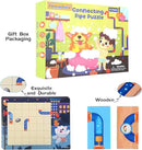 Logical Puzzle,Sequence Matching Game,with Game Cards（30 Scenes）,Classic Path Planning Game,STEM Educational Toys,Family Game,Logic Labyrinth Games for Adults and Kids(2 Puzzles). by TinyTreasures Baby Boutique