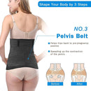 TiRain 3 in 1 Postpartum Belly Support Recovery Belly/Waist/Pelvis Belt C Section Postpartum Belly Wrap Band Corset waist trainer by TinyTreasures Baby Boutique