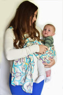 Lite-on-Shoulder Ring/Pouch Baby Sling Fish Tail by TinyTreasures Baby Boutique