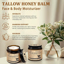 Whipped Tallow Cream for Face & Body - 100% Grass-Fed Beef Tallow, Natural Honey & Beeswax Moisturizer, Deep Hydration & Nourishment, Oil-Free & Unscented, Fast Absorbing by TinyTreasures Baby Boutique