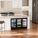 COTLIN 12.45 Cu.Ft Back Bar Beverage Cooler with Low-E Glass Auto Defrost – 3 Door Commercial Under Counter Fridge for Beer, Soda, Wine– Triple Fan Cooling, ETL NSF Approved by CozyNest Decor