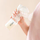 NCVI Manual Breast Pump for Breastfeeding Small Nipple, 20mm Silicone Soft Flange Single Hand Held Pump Breast Milk 4oz, BPA-Free with Two Kinds of Suction Adjusted Suitable for 17/18/19/20mm Nipples by TinyTreasures Baby Boutique