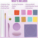 Make Your Own Clay Jewelry Bowls Arts and Crafts Kit for Girls Kids Ages 8 9 10 11 12 Years Old by TinyTreasures Baby Boutique