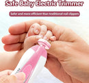 Baby Nail Trimmer Electric, 6 in 1 Rechargeable Baby Nail Clippers Manicure Set Grooming Kit for Toddler Infant or Adults (Pink) by TinyTreasures Baby Boutique