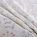 MarCielo 3-Piece 100% Cotton Oversized Bedspread Lightweight Quilt Coverlet Embroidery Farmhouse Bedding Set(TL Floral White,Oversized Queen (100"x106")) by CozyNest Decor