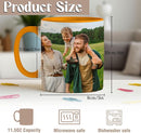 Custom Photo & Text Mug Add Personalized Text, Upload Your Image Personalized 11.5oz Mug Choose From Various Designs The Suitable Gift for Parents (C04 SIX PHPTO) by TinyTreasures Baby Boutique