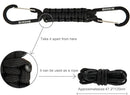 BRAVESHINE Paracord Keychain Carabiner Clip, D Ring Lanyard Hanger Stroller Hook for Water Bottle, Key, Backpacks, Men, Women by TinyTreasures Baby Boutique