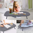Tabletop Ironing Board with Iron Rest, Metal Mesh Panel Mini Ironing Board with Heat Resistant Cover, Portable Small Iron Board Foldable for Dorms, Apartment and Travel, 32" x12'', Black by CozyNest Decor