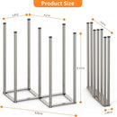 Foldable Bottle Drying Rack, Baby Bottle Drying Rack, Collapsible Cup Draining Holder, Retractable Reusable Storage Bag Dryer with Non-Slip Bottom - Stainless Steels by TinyTreasures Baby Boutique