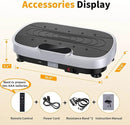 Vibration Plate Exercise Machine, Vibrating Plate Machine with Bluetooth for Lymphatic Drainage, Vibration Platform for Women Men Full Body Weight Loss by CozyNest Decor