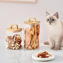 Sweejar 3 qt Glass Jars for Laundry Room Organization, 96 oz Laundry Pods Container, Glass Food Storage Jars with Airtight Lid, 2 Pack, Hand Lid by CozyNest Decor