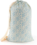 College Laundry Bag, Dirty Clothes Laundry Bag With Drawstring Handles For College Dorm Laundromat Apartment Travel Camp 29" X 18" Women Girls Back To School Birthdays Gift, Blue Florals by TinyTreasures Baby Boutique